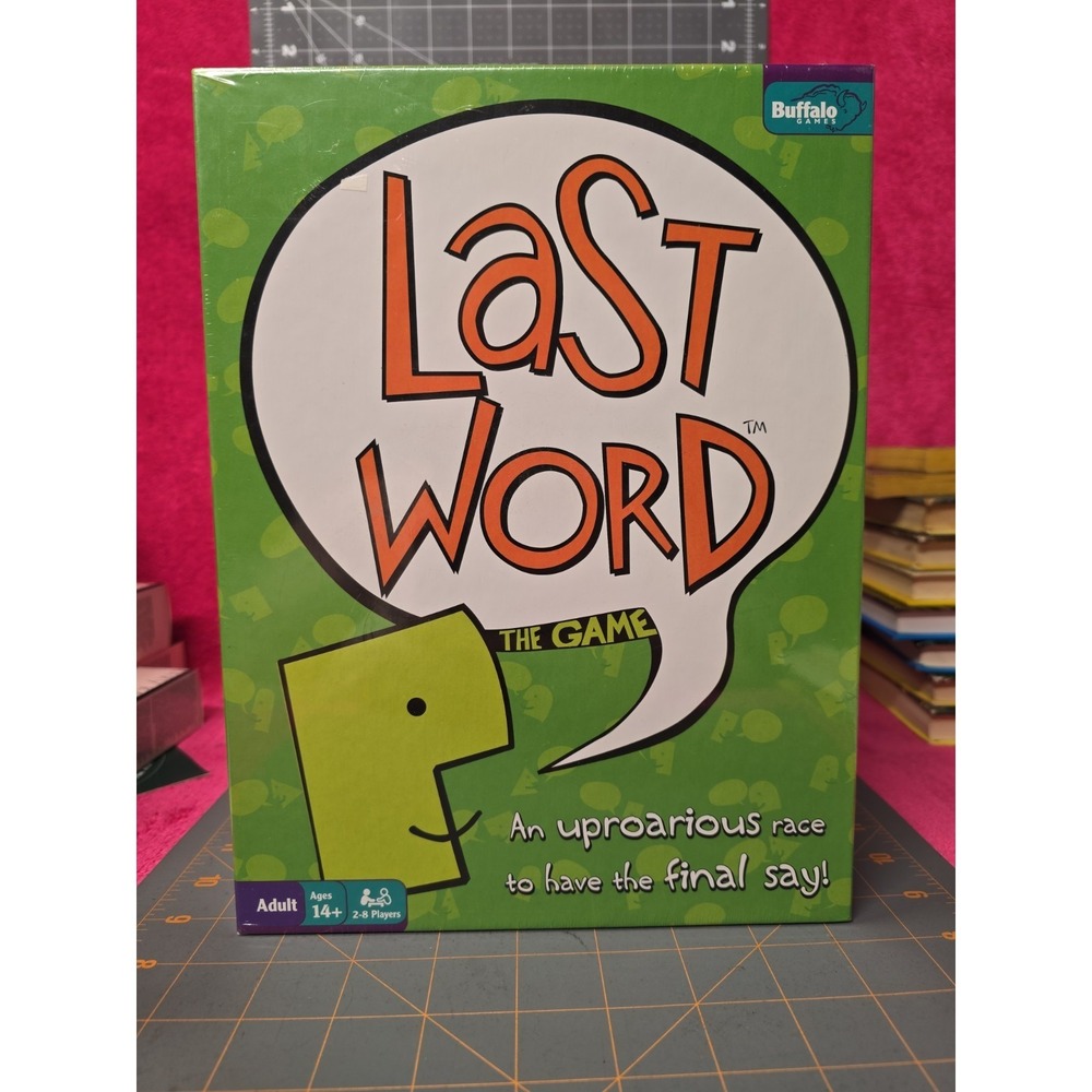 Last Word The Game Buffalo Games Adult Board Game 2008 New Factory Sealed Box